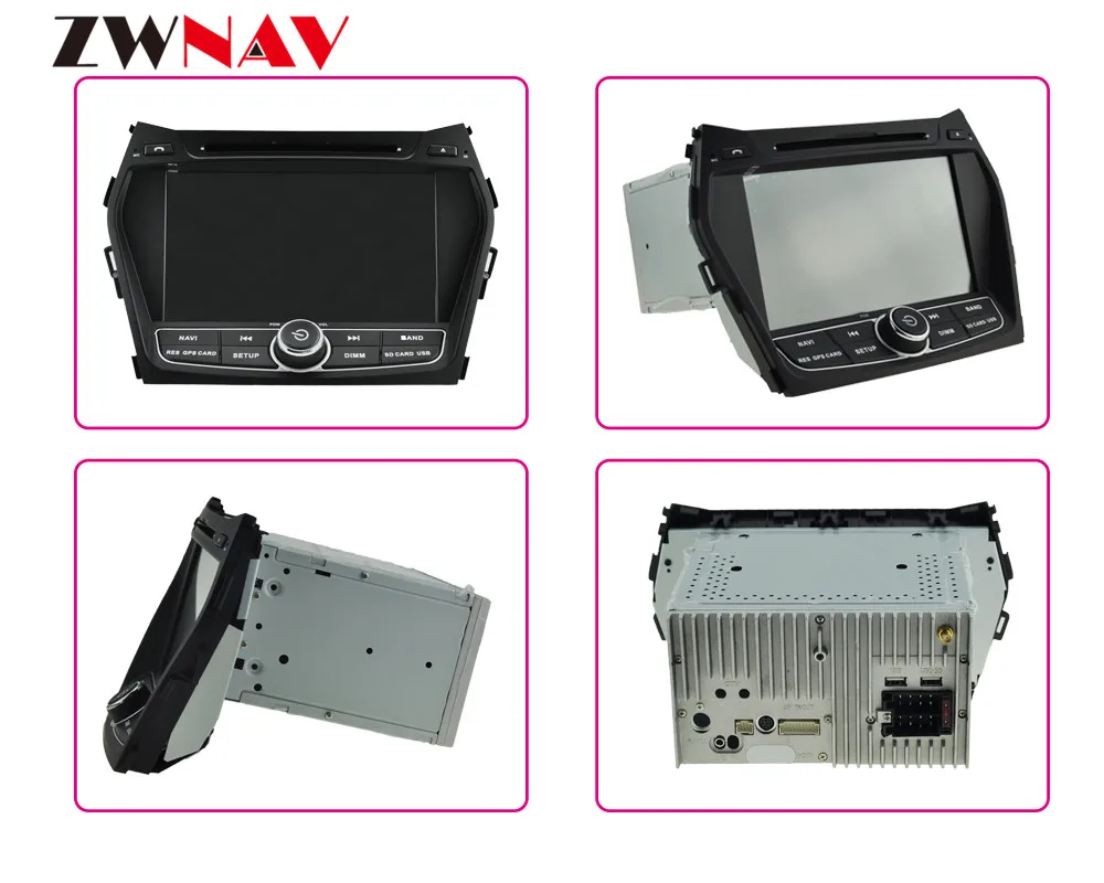 DSP android 9,1 автомобильный dvd мультимедийный плеер для hyundai IX45 Santa fe 2013 GPS для автомобиля, стерео навигация автомобильное радио магнитофон
