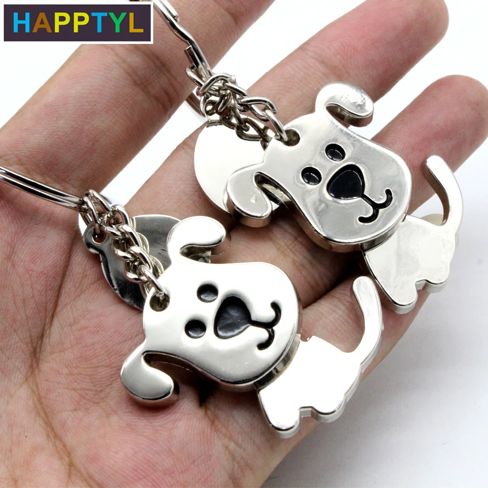 HAPPTYL 1 шт. модные брелки для собак пара ключей подвесная подвеска брелок