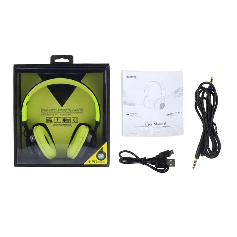 

Free shipping Wireless Bluetooth Headset BT 4.2 Earphones Stereo Headphones with Mic FM Radio For Tablet TV PC Mobile phones