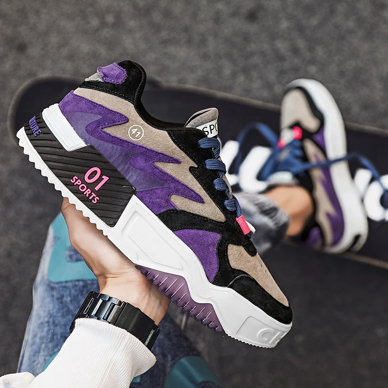 New Style Trend 2022 Sports Shoes Men Comfortable Platform SkateBoard Shoes Sneakers Man High Quality Men's Shoes Zapatos Hombre