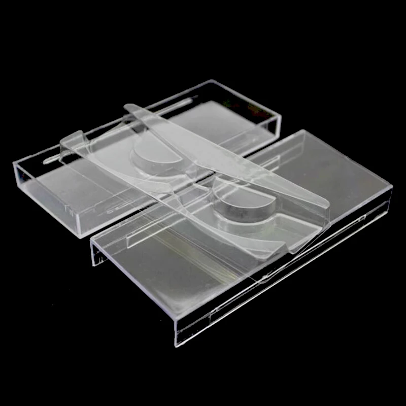 50 шт./лот коробка для упаковки ресниц акриловая Магнитная упаковка 3d норковые