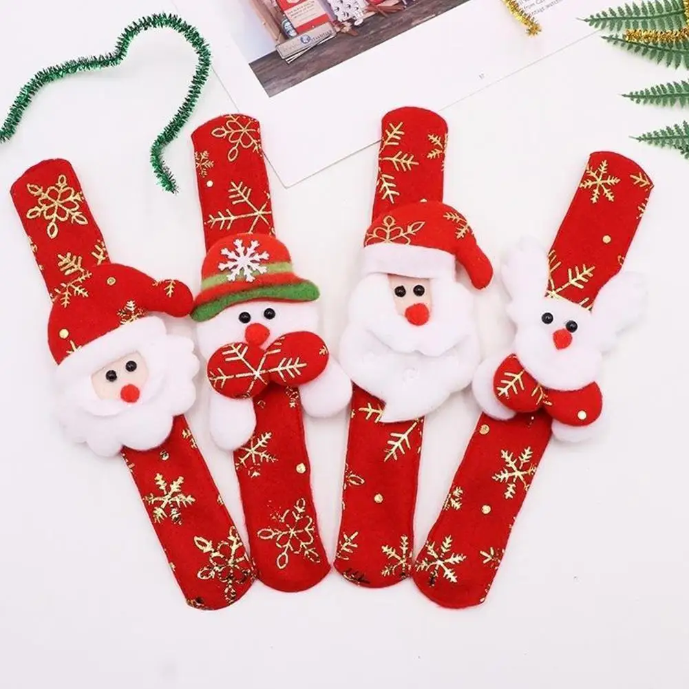 

Браслет в виде Санта-Клауса, круга, снеговика, оленя, новое украшение для вечеринки M0P3