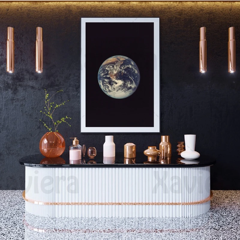 

3Pcs Space Poster And Print Planet Moon Earth Room Technology Decoration Universe Living Room Mural Decoration Picture Wall Art