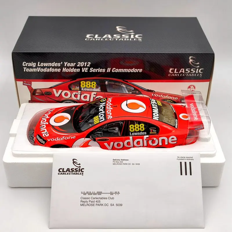 

1:18 классический Крейг Lowndes 2012 Holden VE Series II командор #888 18499 бывшие в употреблении литые модели Коллекция ограниченного выпуска