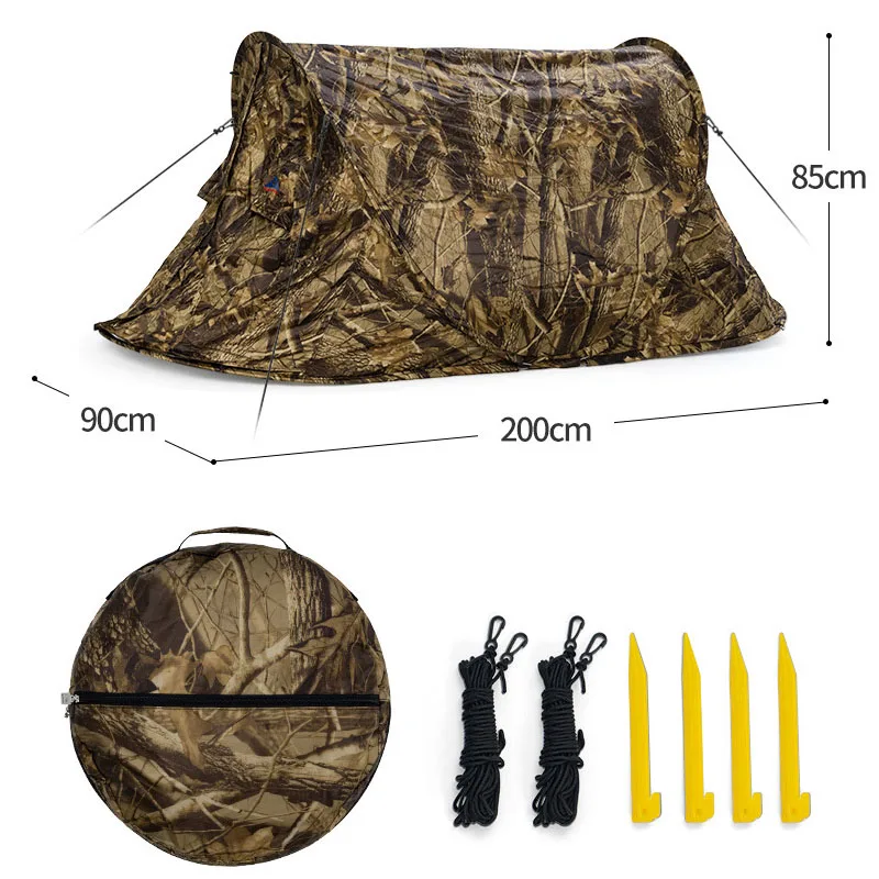 Камуфляжная Высококачественная Автоматическая Однослойная Сверхлегкая палатка
