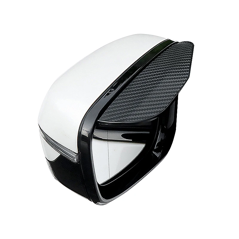 2 шт./компл. текстура из углеродного волокна для автомобильного зеркала заднего
