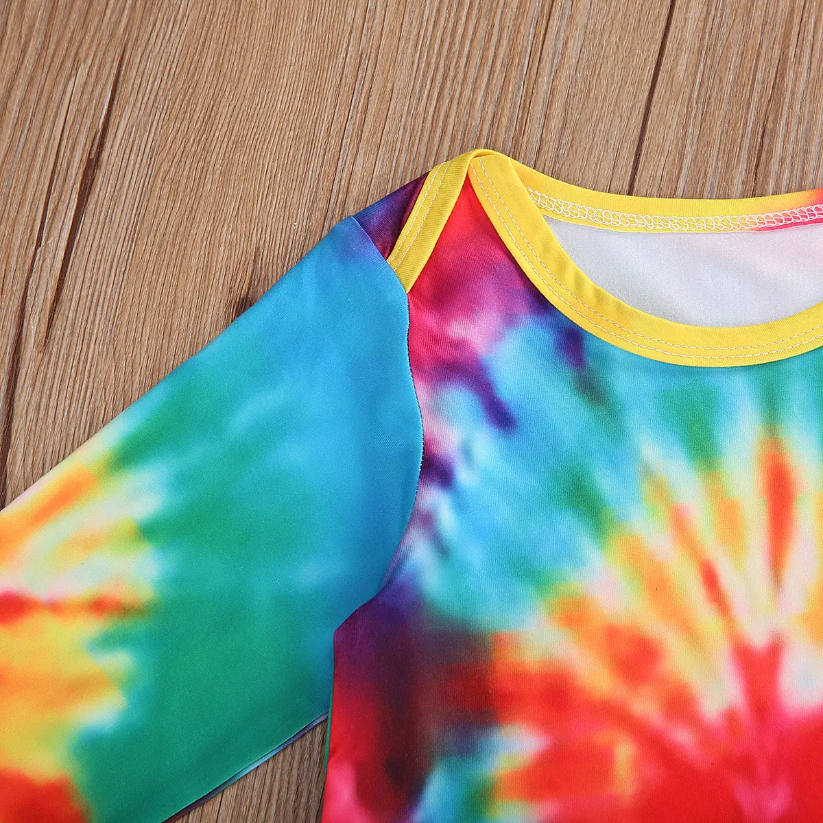 

0-24M Newborn Baby Boy Girl Long Sleeve Tie-dyed Baby Romper Jumpsuit One Pieces Clothes