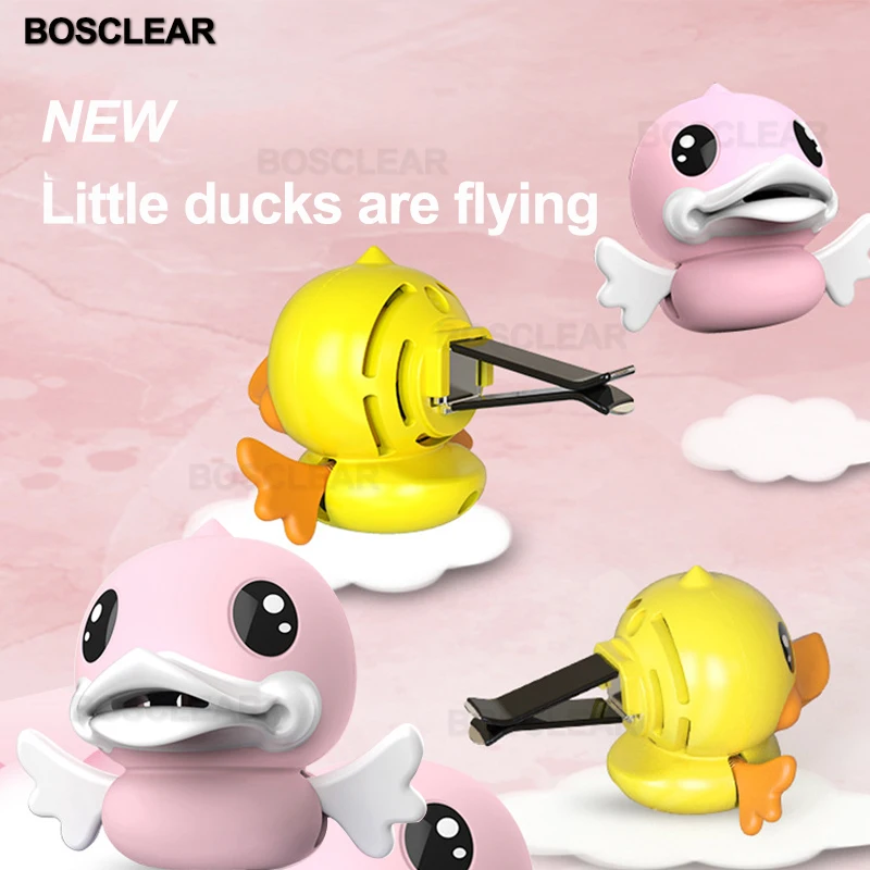 Автомобильный освежитель воздуха с изображением утки из мультфильма на выходе