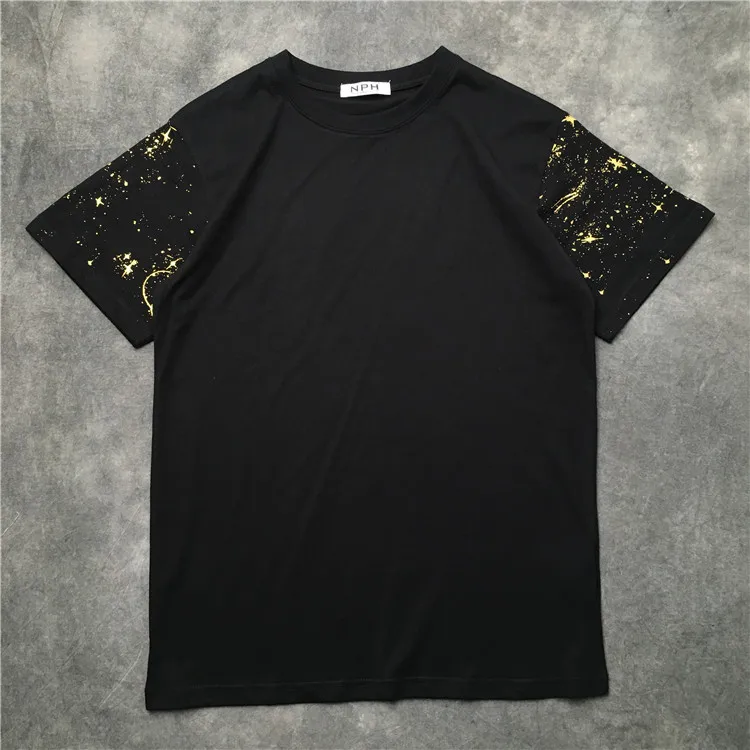 

Novelty 2020 Star New moon constellation T Shirts T-Shirt Hip Hop Skateboard Street Cotton T-Shirts Tee Top kenye S-XXL #K53