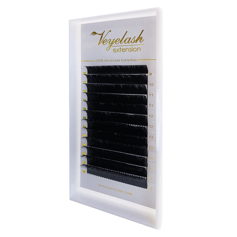 Ресницы для наращивания Viplash индивидуальные норковые накладные ресницы разной