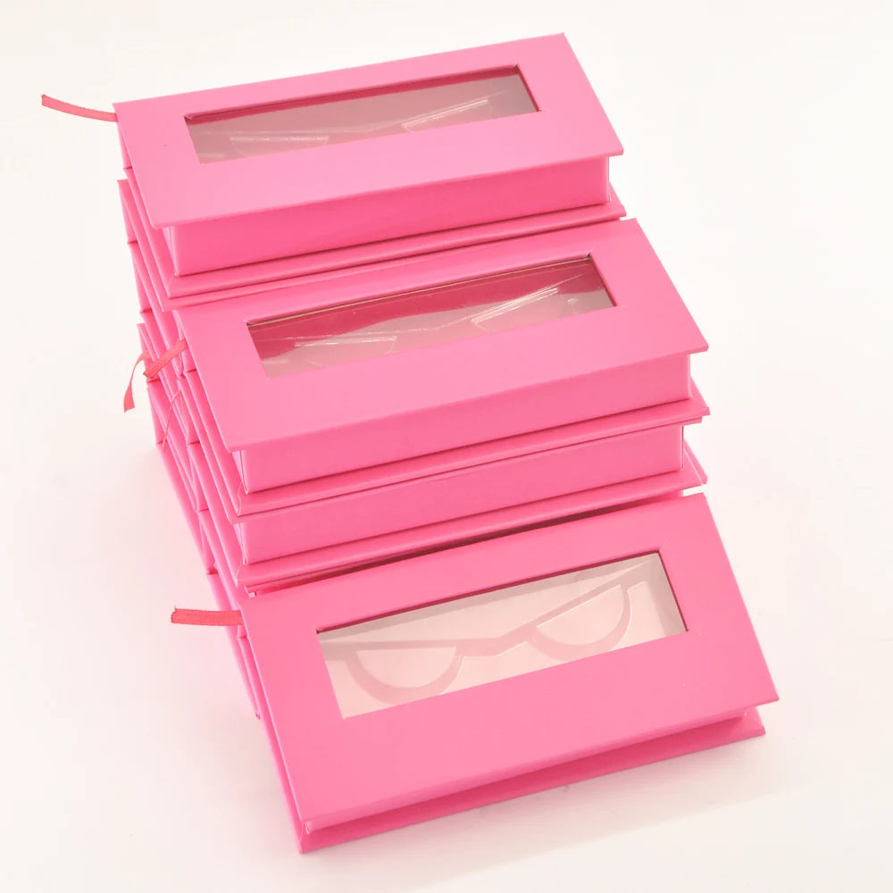 

Wholesale False Eyelash Packaging Box Lash Boxes Packaging Custom Logo Faux Cils 25MM Mink Eyelashes Makeup Magnetic Lashes Case