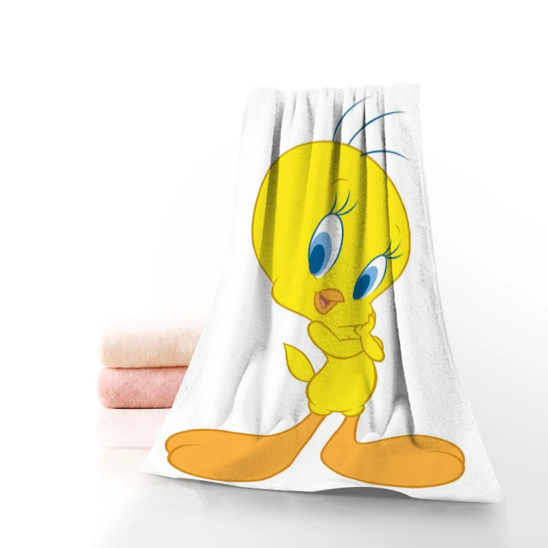 

New Arrival Tweety Bird Towels Multiple Color Microfiber Beach Bath Towel Sports Face Towel Customizable Printing Bath Towels