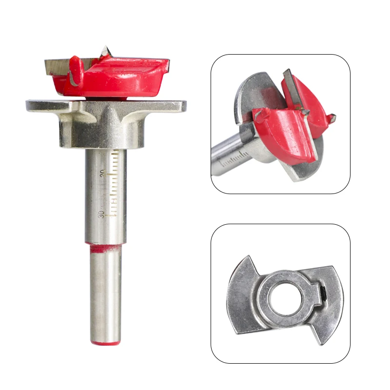 Набор насадок для дрели Forstner твердосплавные насадки 15 20 25 30 35 мм регулируемые с