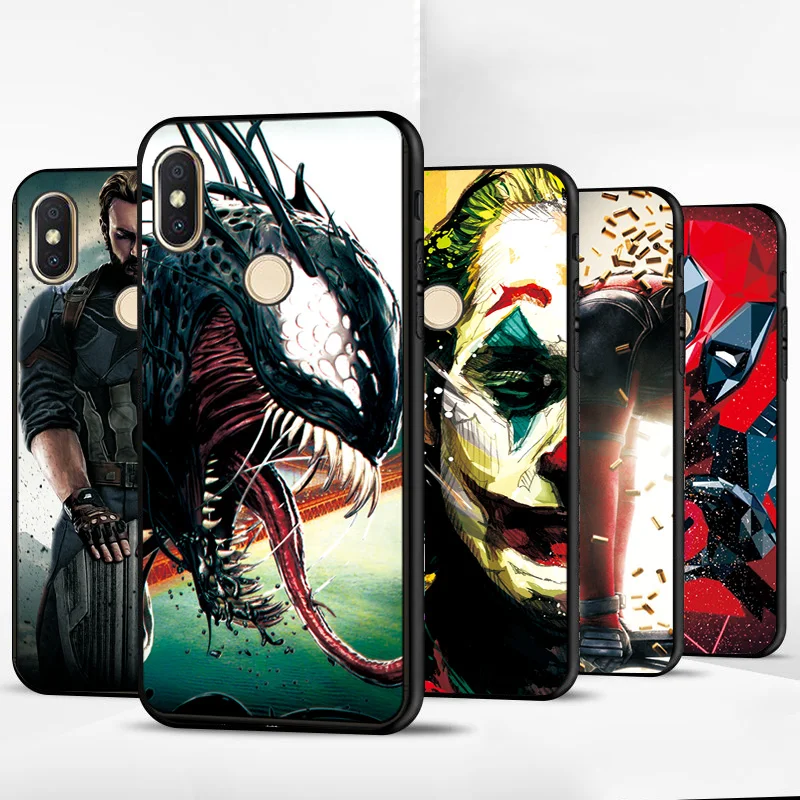 Чехол для Xiaomi Redmi S2, черный, ТПУ, мягкая задняя крышка, забавный, Джокер, на Redmi S2, чехол, чехол для Capas, Xiaomi Redmi S 2 S2, RedmiS2, чехол