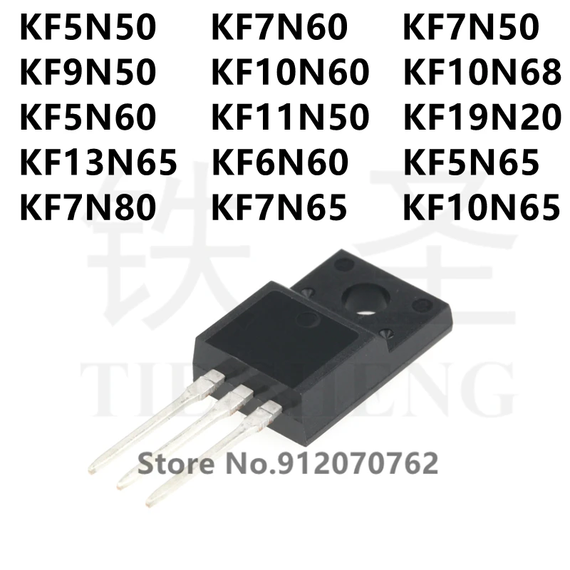 10 шт. KF5N50 KF7N60 KF7N50 KF9N50 KF10N60 KF10N68 KF5N60 KF11N50 KF19N20 KF13N65 KF6N60 KF5N65 KF7N80 KF7N65 KF10N65 TO-220F |