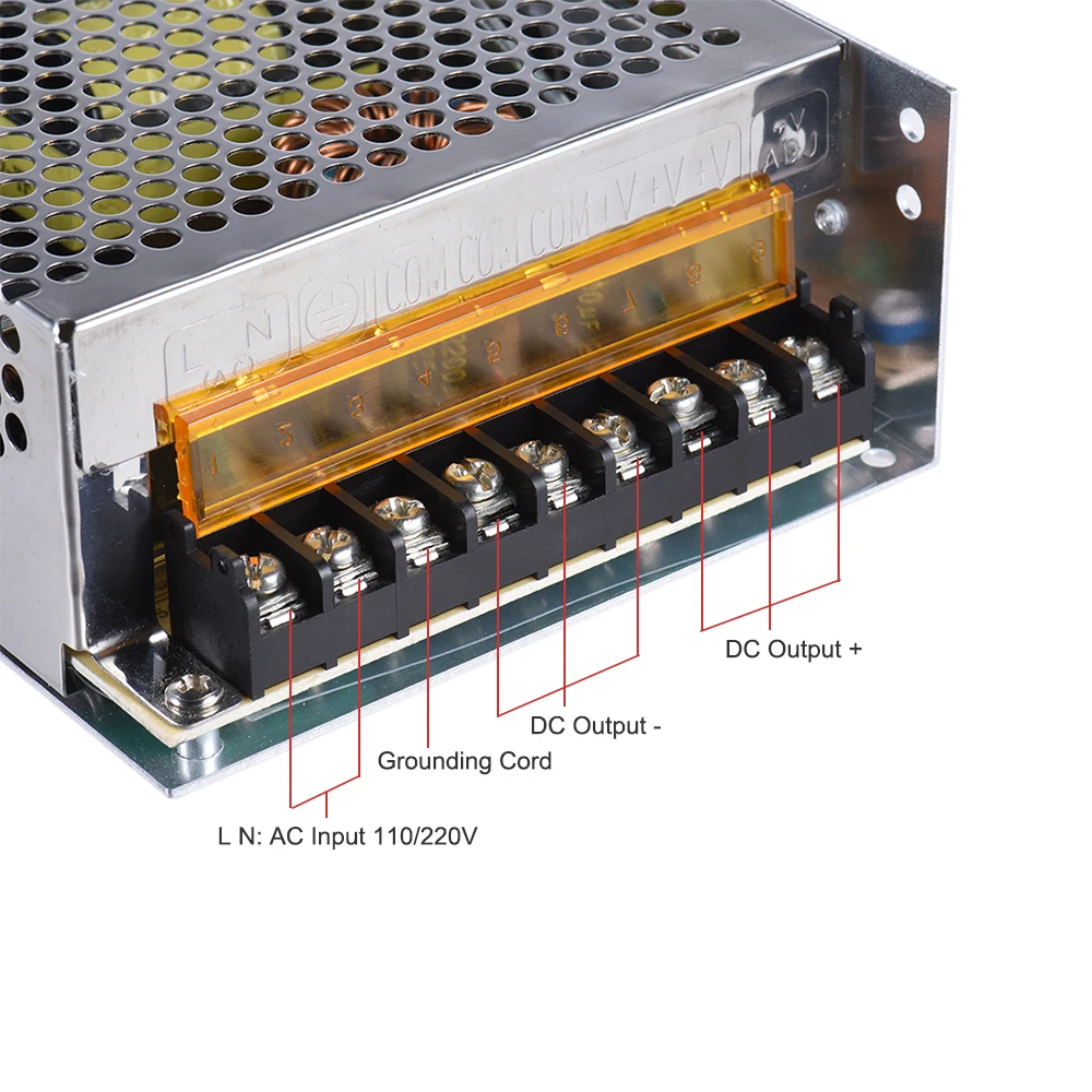 AC 110V/220V к DC 12V 240W 20A импульсный источник питания с двойным входом централизованный