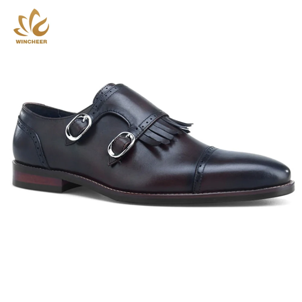 

Wincheer 37-48 Lace-Up men leather Brand elegant luxury classic Plus Size Breathable Comfortable fashion men casual shoes