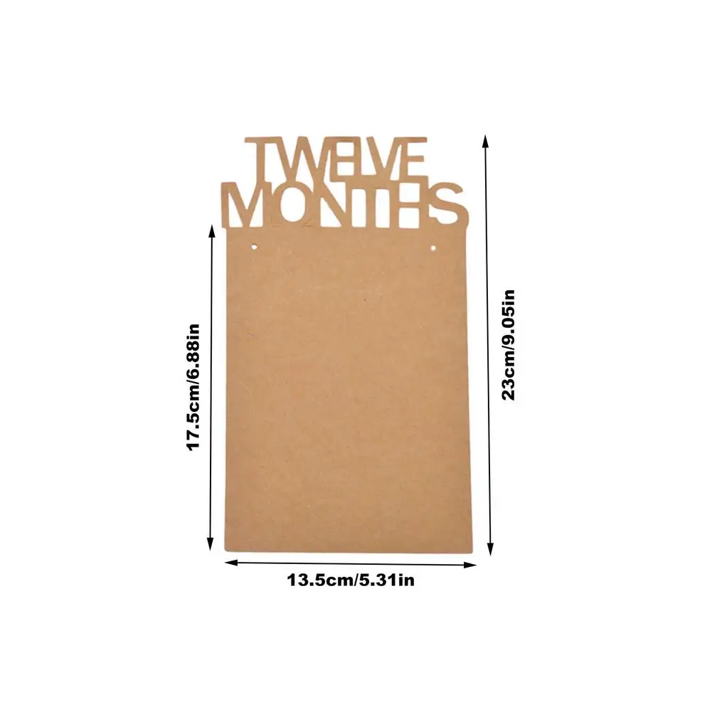 

Baby Birthday Banners 12 Months Photo Bunting Baby Shower Paper Garland Boy Girl 1st Birthday Party Decoration Supplies