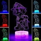 Светодиодная подсветильник ка в виде собаки из мф Щенячий патруль