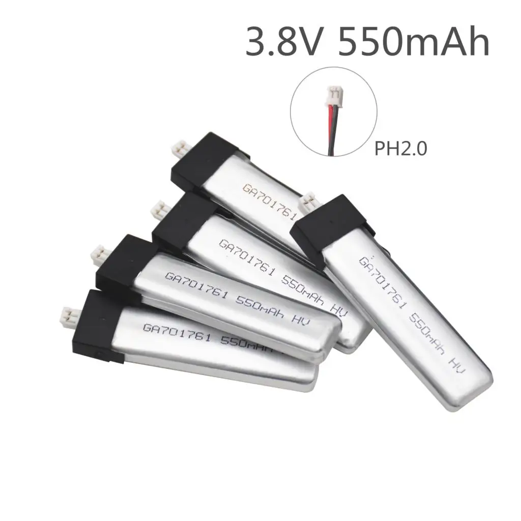 550 мАч 3,8 в 50C LiHV LiPo батарея PH2.0 разъем для TINY8X TINY7 B06 Beta75 FPV дрона 3,8 в 550 мАч
