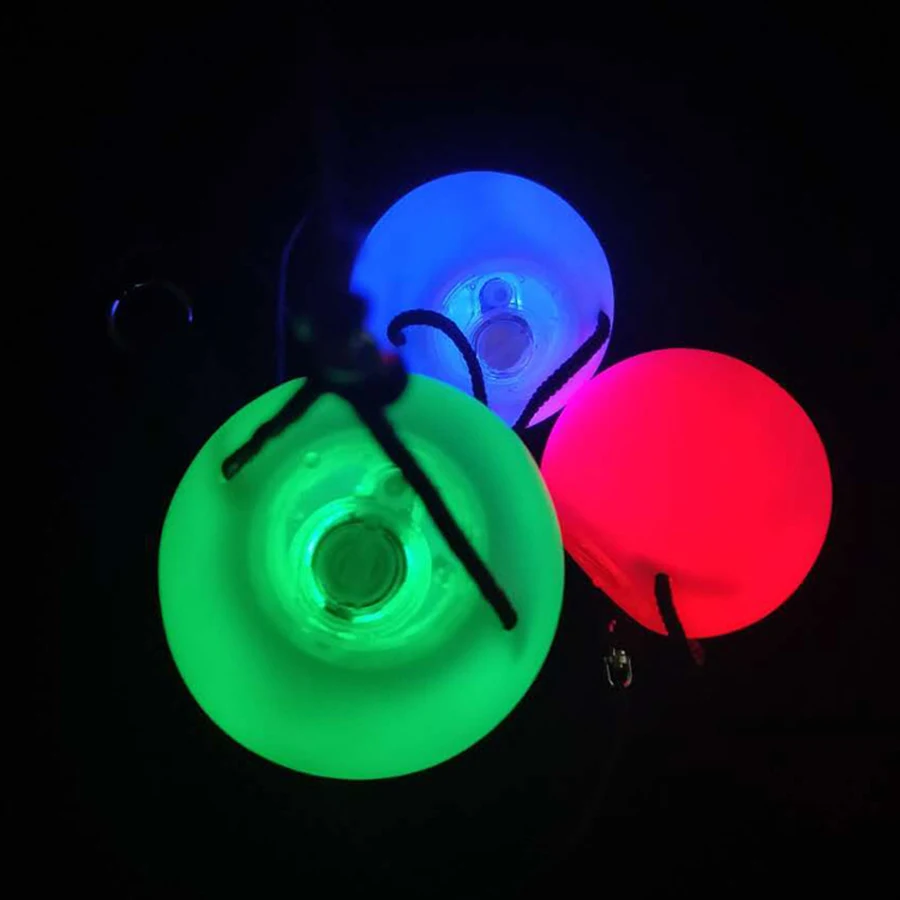 Мигающий светодиодный разноцветный светящийся POI шары для кручения света