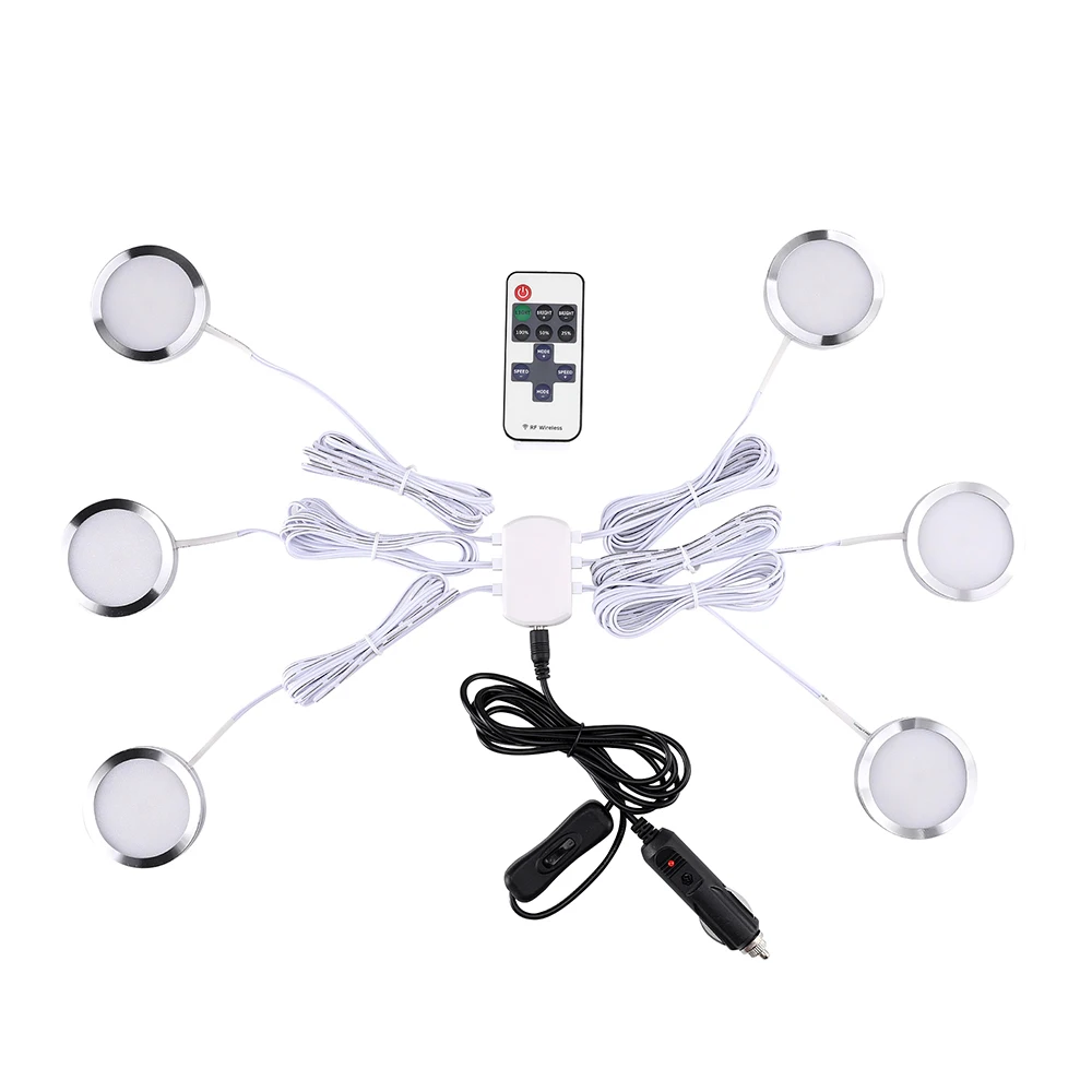 

AOZBZ 6Pcs Interior Lighting Boat Camping Trailer Lights LED Spot Light Van Camper Caravan Lights Motorhome 12V LED Lights