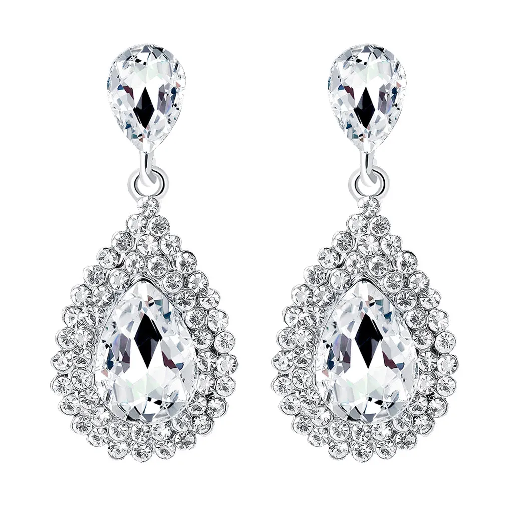 Splendid Vintage Luxury Earring women Full Stud Earrings Ladies Temperament Jewelry Dropshipping | Украшения и аксессуары