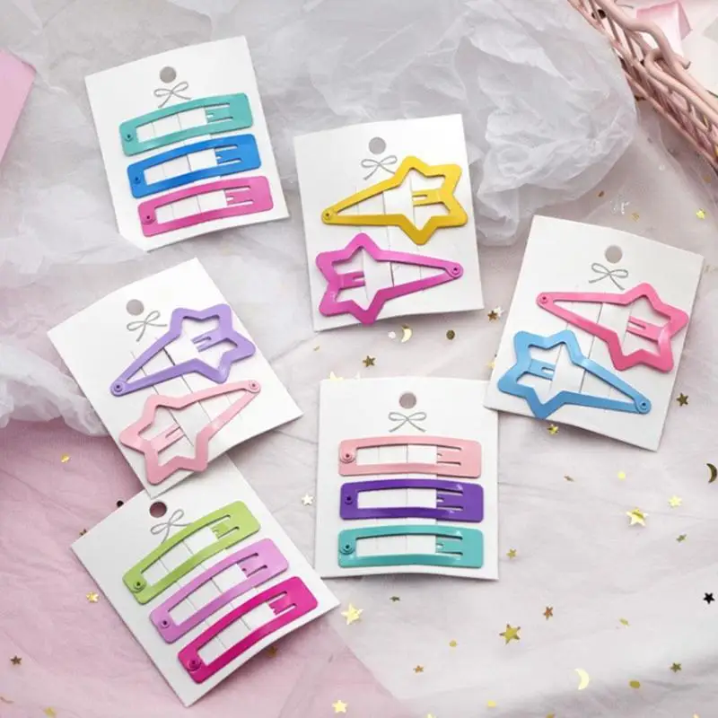 Корейские заколки для волос женские бестселлеры металлические украшения с