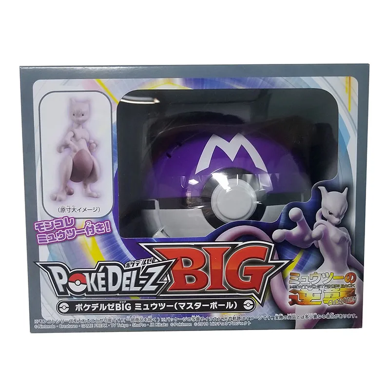 Takara Tomy фигурки pokedel-z большой покебол с Mewtwo игрушки аниме покемонов коллекции