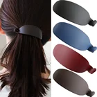 Заколка для волос, однотонная, матовая