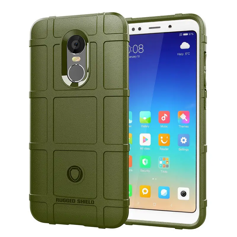 

XiaoMi RedMi 5 Case Fashion Frame Airbag Soft Silicone Back Cover For RedMi 5 5 Plus Frosted non-slip Anti-fall Cover Cases