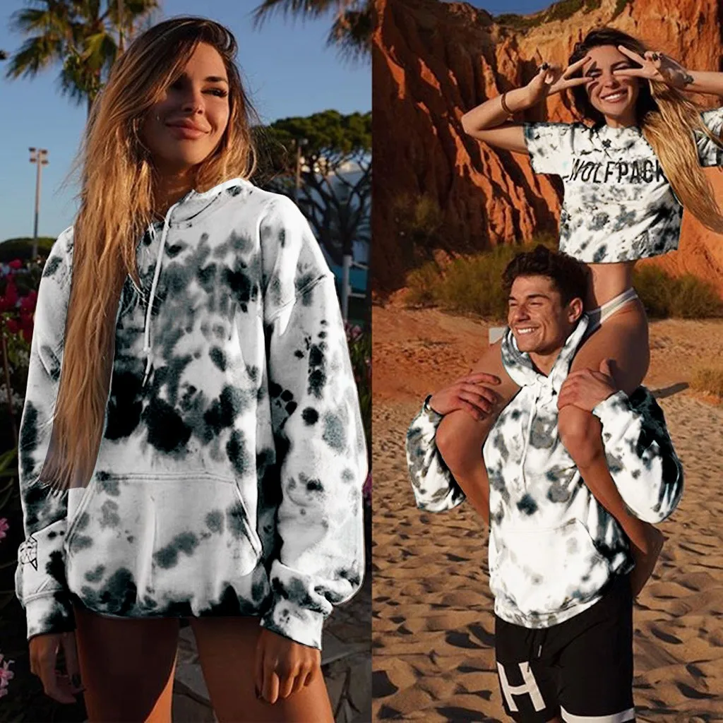 Толстовки женские большой размер досуг женские/мужские толстовки с длинным