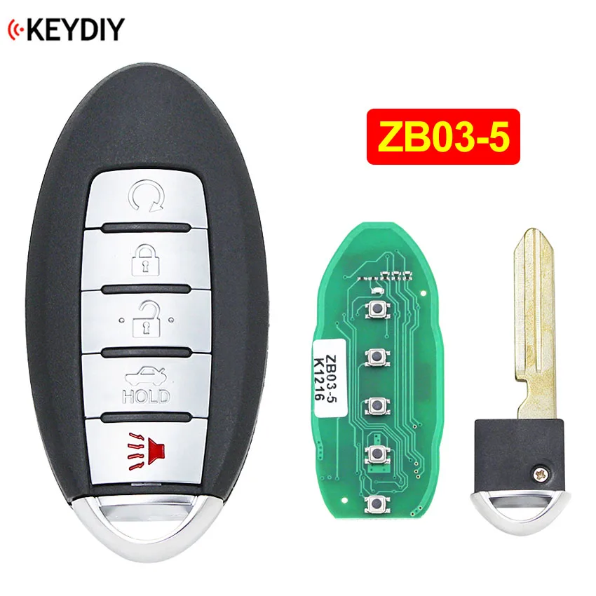 Универсальный умный ключ KD KEYDIY с 5 кнопками для автомобиля Дистанционная замена