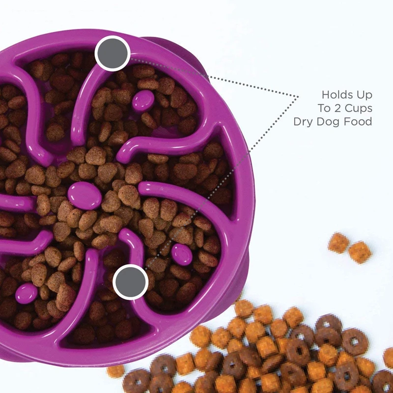 Интерактивная миска-лабиринт для домашних животных не скользит | Дом и сад