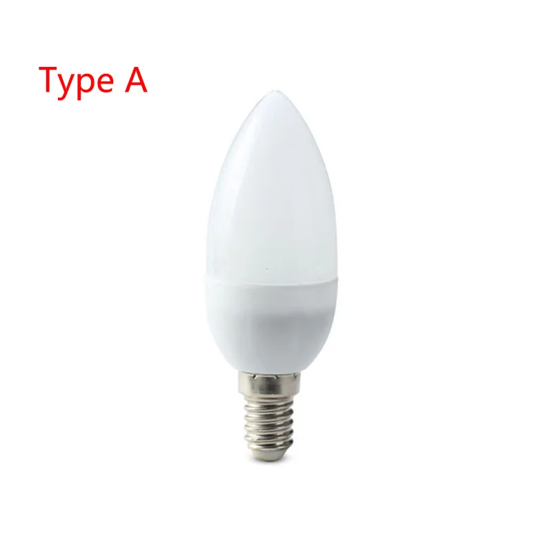 10 шт./лот светодиодный лампы в форме свечи лампы E14 4W 8W 12W AC 220V 230V Ретро стеклянная лампа Эдисона под старину Винтаж C35 C35L нити светильник 360 градусов - Испускаемый цвет: Type A