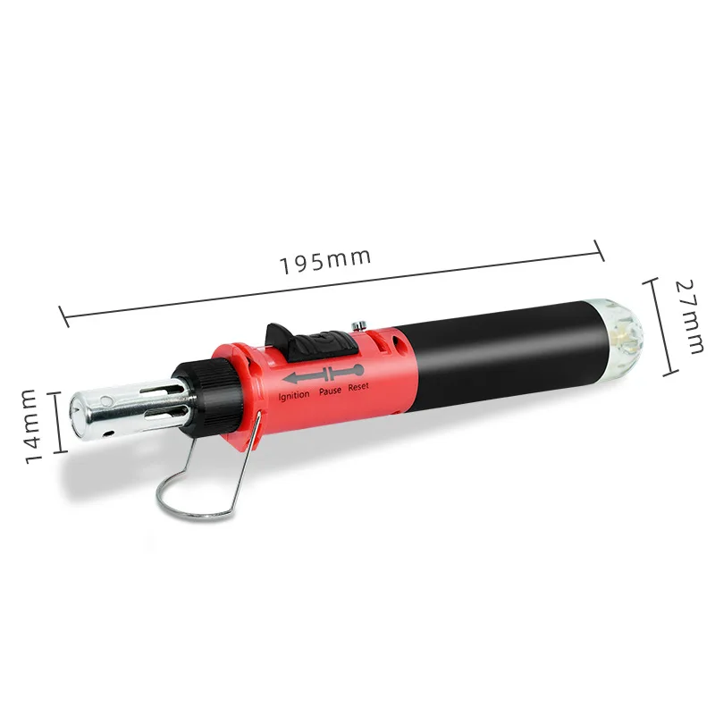 

Self-Ignition 12-in-1 Gas Soldering Iron Cordless Welding Torch Kit Tool HS-1115K Adjustable Ignition Butane Gas Soldering Iron
