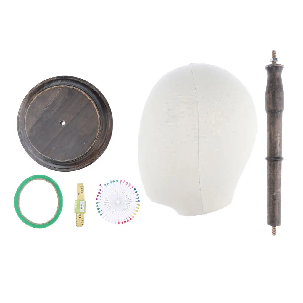 

Stable Premium Mannequin Manikin Head Display Stand for Showcase Wigs Making Hats Caps Scarf Headset Glasses Holder Set
