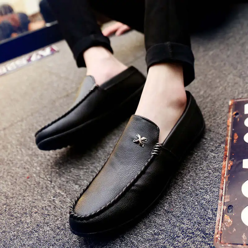 Новое поступление мужская повседневная обувь сезон осень кожаные мужские лоферы