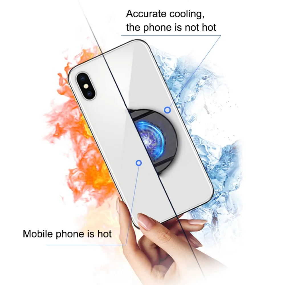 Складной кулер для телефона, вентилятор для iPhone Xs, samsung, huawei, Android, подставка, держатель для телефона, радиатор, охлаждающий геймпад, контроллер