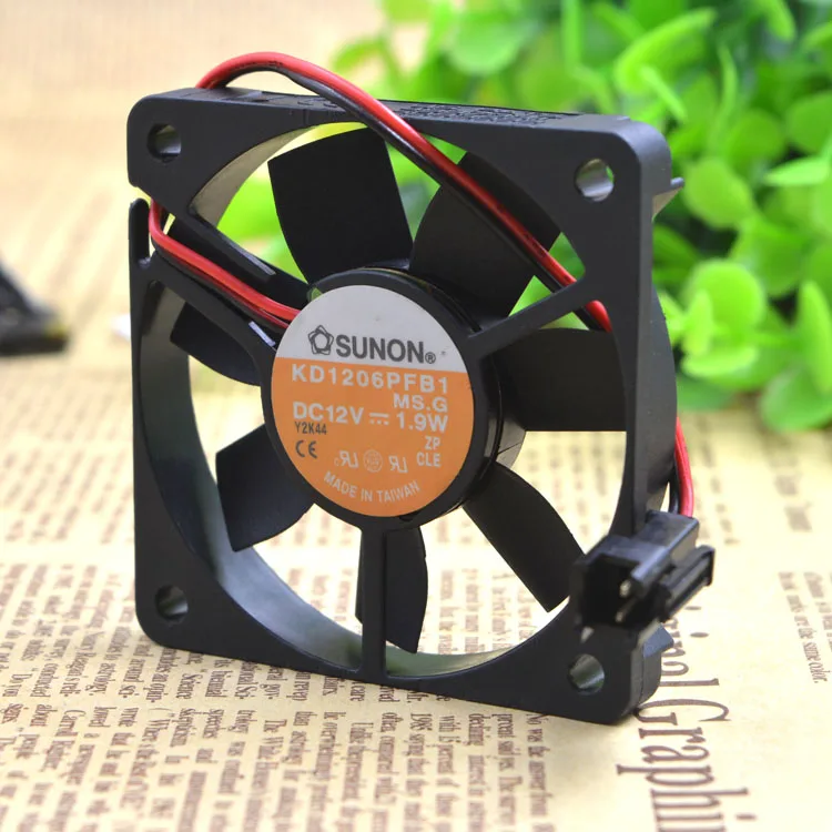 

Новый 6010 12V 1,9 W KD1206PFB1 6 см защиты электродвигателя Вентилятор охлаждения