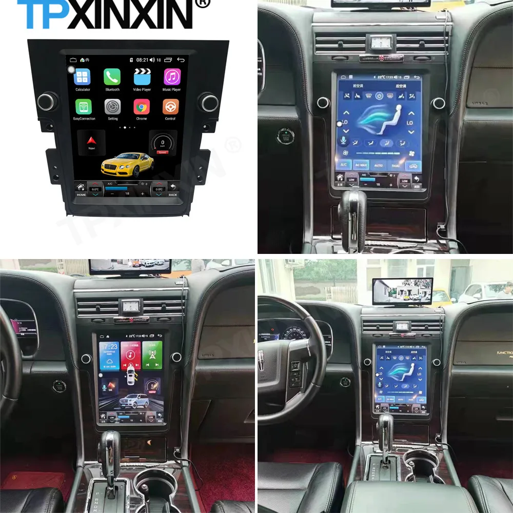 

8+256GB Carplay Car Multimedia Stereo Radio Bluetooth Android 11 For Lincoln Navigator 2016 2017 GPS Navi Player Audio Head Unit