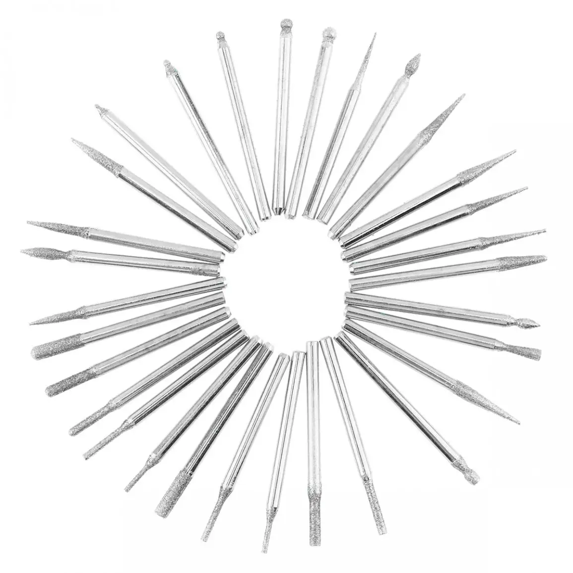 30 шт алмазное напыление сверла Набор для электрическими дрелями и шлифовальный