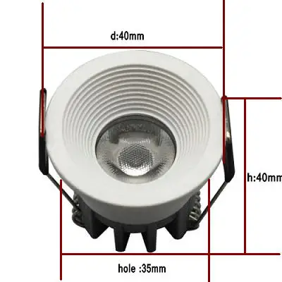 Мини светодиодные светильники 3W 110 V 240 12V встроенный дисплей ювелирных изделий