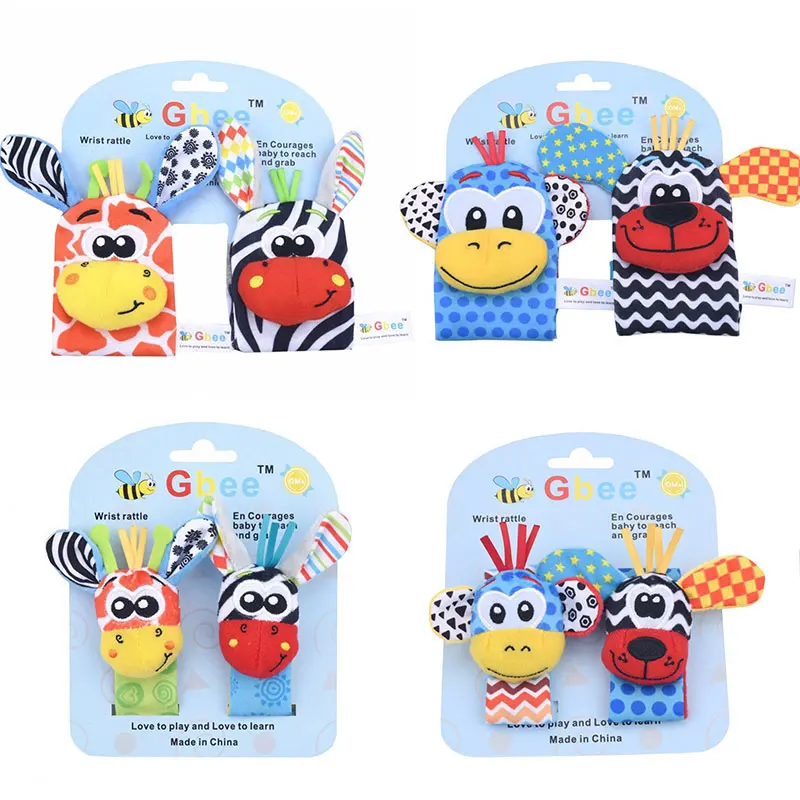 

Make Sounds Baby Sock Rattle Toys For Babies Cute Animals Stuffed Baby Rattles Newborn Toys Baby Toys 0 12 Months