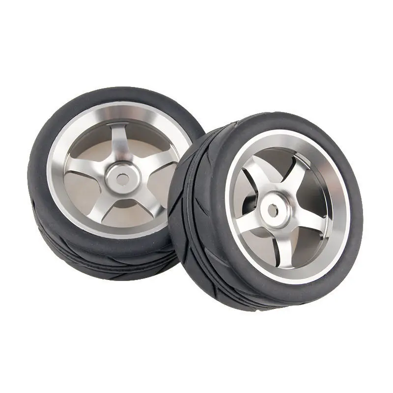 Серая алюминиевая резиновая шина RC 105 для HSP HPI 1:10 внедорожника|Детали и