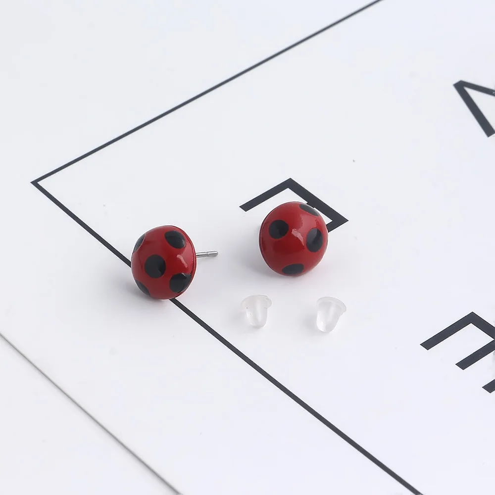 Серьги модное ювелирное изделие с рисунком из аниме серьги гвоздики в виде