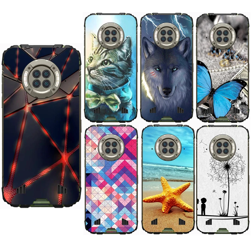 Мягкий силиконовый прекрасный Чехол из ТПУ Для DOOGEE S96 PRO защитный чехол для