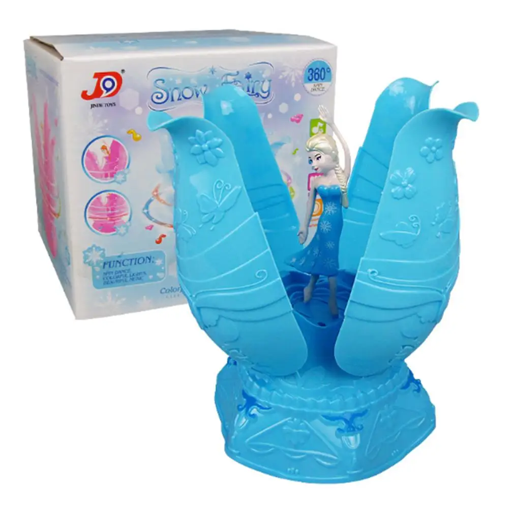 Электрический танец куклы принцессы игрушки светильник музыка Универсальный