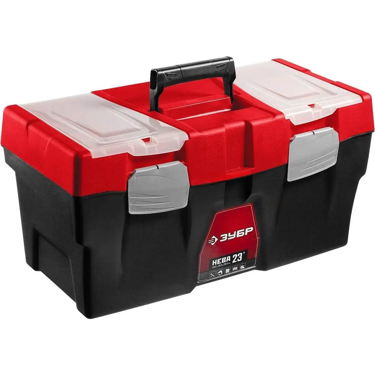 Ящик для инструмента ЗУБР 38323-23 НЕВА-23 МАСТЕР (пластик съемная полка мелких