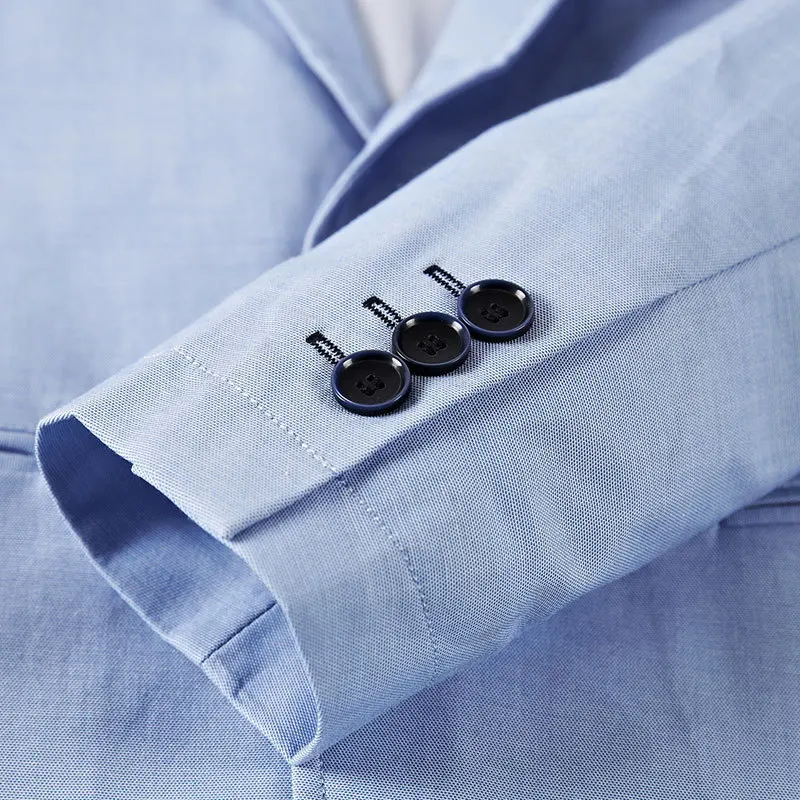 Весна 2020 мужская куртка Блейзер куртки пальто на одной пуговице хлопок